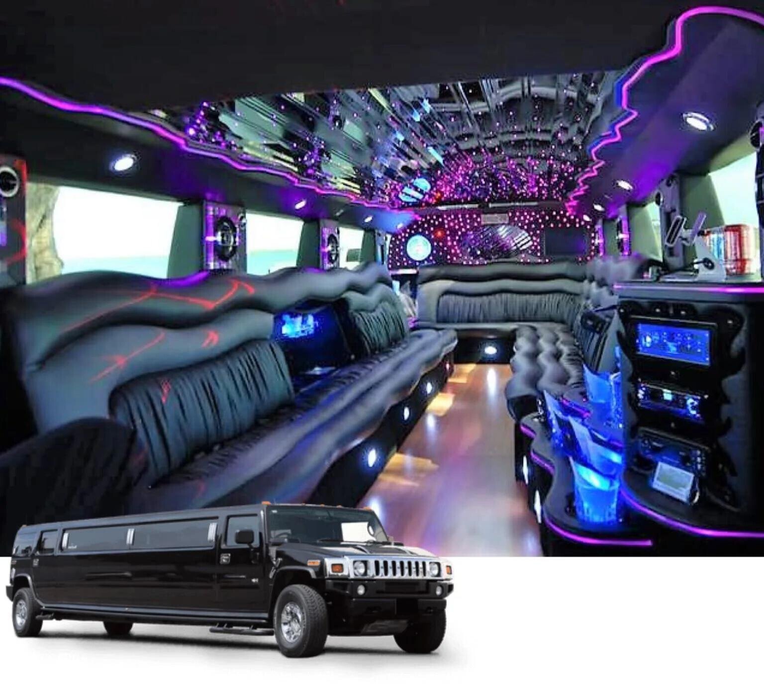 Black Hummer Stretch Limousine