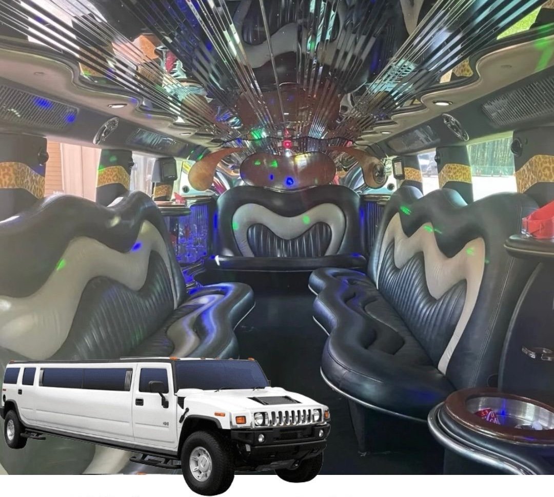 White Stretch Hummer Limousine